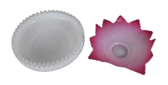 Two Art Glass Bowls