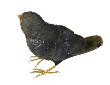 Fabergé Style Carved Bird