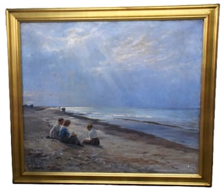 Knud Larsen Beach Scene