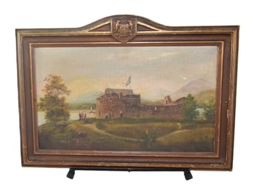 Scotland Fort Oil Painting