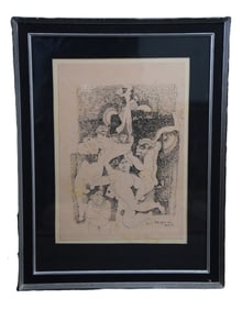 Drawing by Sunil Madhav Sen