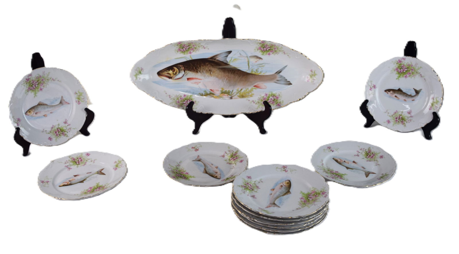 Porcelain China Fish Set (1 of 5)