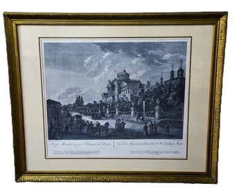1799 Russian Engraving Of Moscow