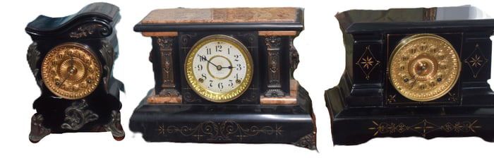Three Shelf Clocks