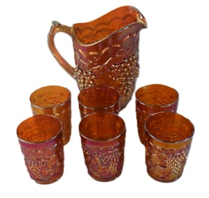 Carnival Glass Set
