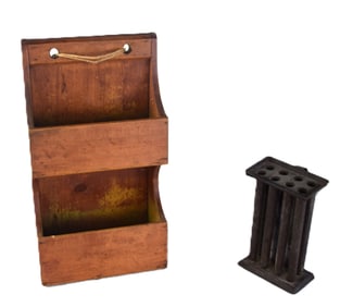 Early American Wall Pocket