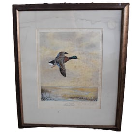 Roland Clark Signed Mallard Drake
