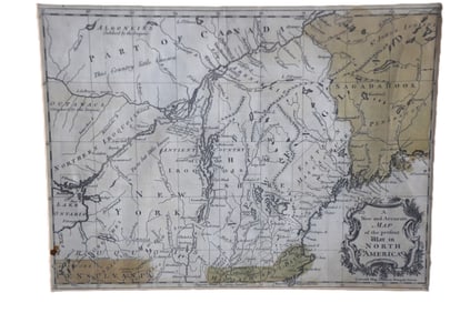 Map Of The Present War In North America