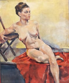 Nude Portrait Painting