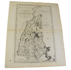 1796  New Hampshire Map