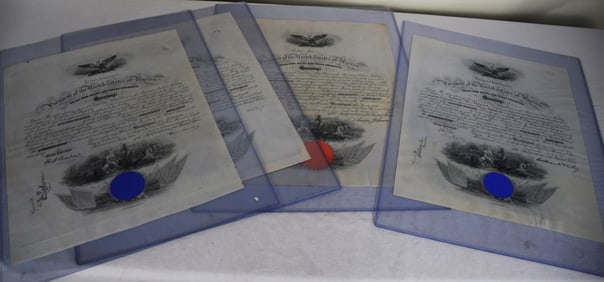 Four President- Signed Commissions