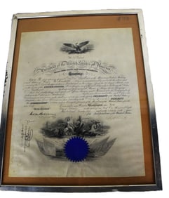 Grant, Harrison, T Roosevelt Signed Commissions