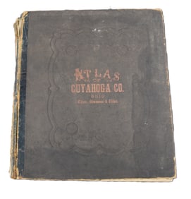 1874 Atlas Of Cuyahoga Co., Ohio
