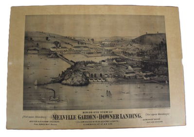 Birds-Eye View of Melville Garden