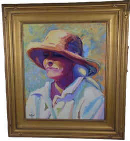 Portrait Painting Of A Lady