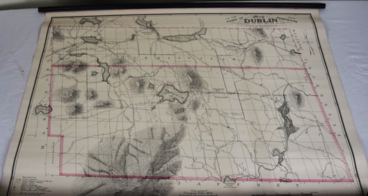 Town Of Dublin NH Map