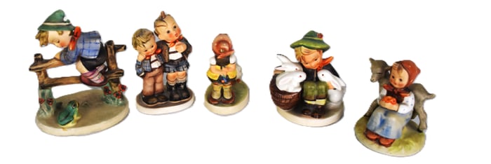 Five Piece Hummel Lot