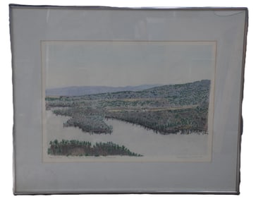 Houser A. Young NH Lithograph