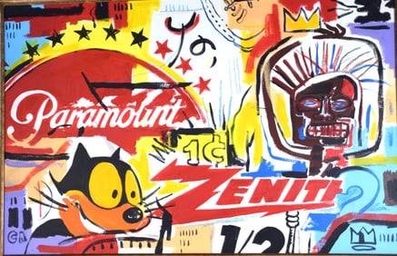 Basquiat/Warhol Pop Art