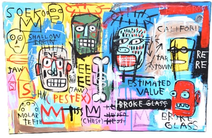 Jean-Michel Basquiat Graffiti Art