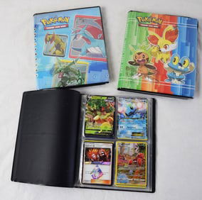 Three Pokémon Binders With Cards