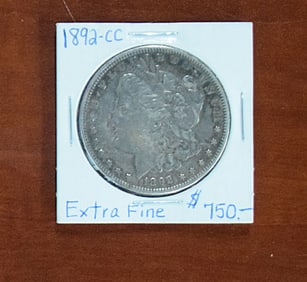1892 Carson City Morgan Dollar
