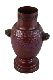 Arts And Crafts Mixed Metal Vase