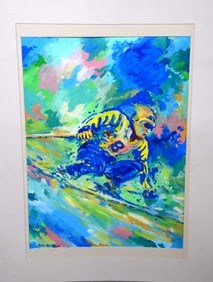 Leroy Neimen Skiing Painting