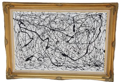 Jackson Pollok Style Abstract