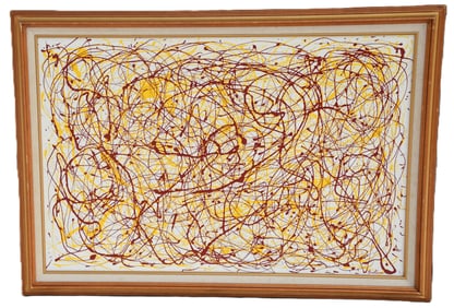 Mike Bidlo Style Abstract