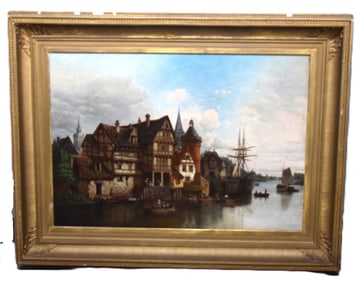 H. Meyerheim Medieval Village