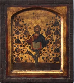 Icon of Jesus and 12 Apostles