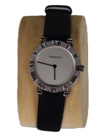 Tiffany& CO. Ladies Sterling Silver Watch Atlas M0640