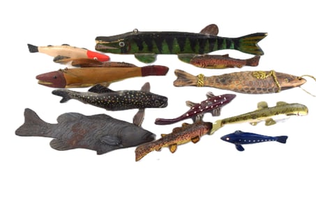 Collection Of Fish Decoys