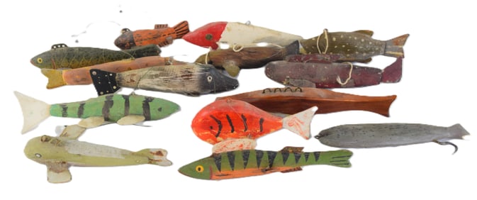 Collection Of Fish Decoys