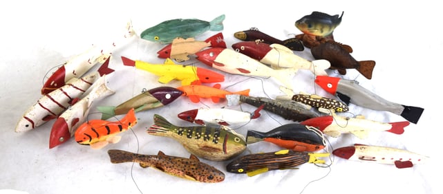 Collection Of Fish Decoys