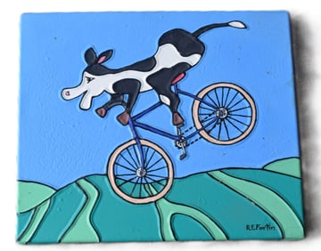 Holy Cow Painting By Fortin