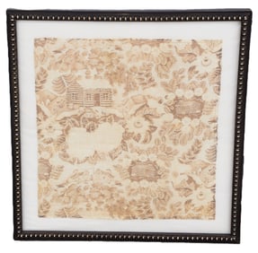 President Harrison Campaign Chintz