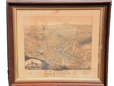 Bird's Eye View Of Farmington NH