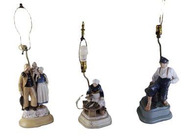 Three Bing And Grondahl Lamps