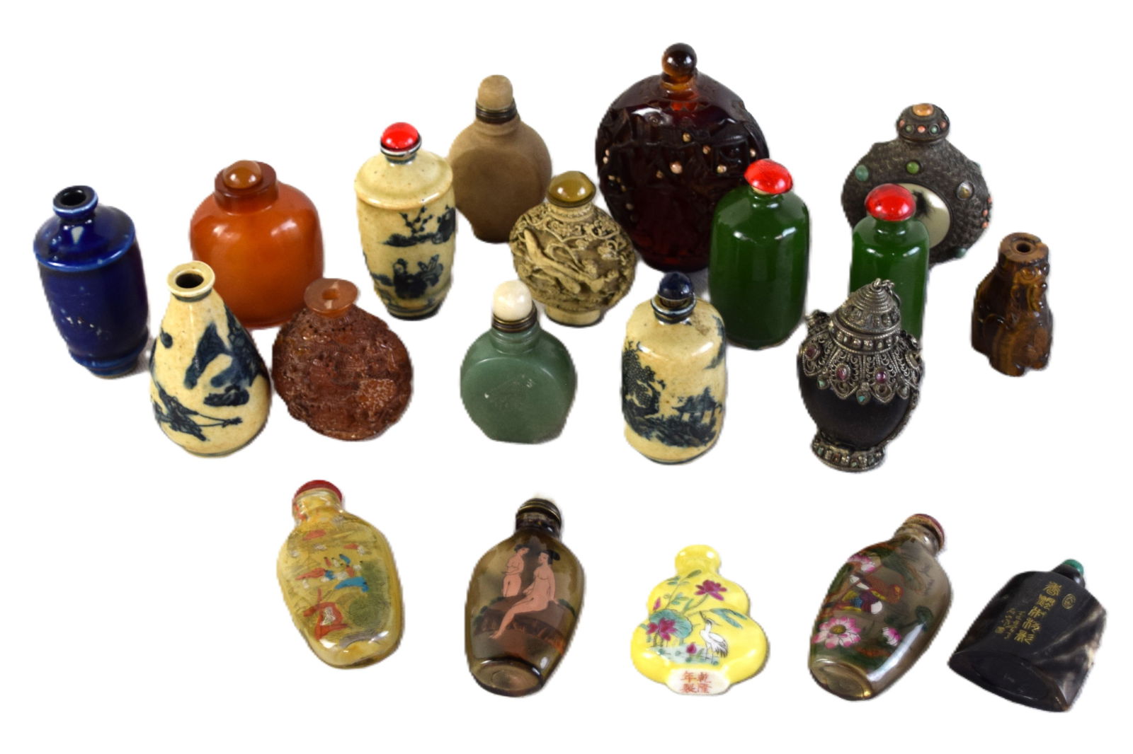 Collection Of Chinese Snuff Bottles (1 of 4)