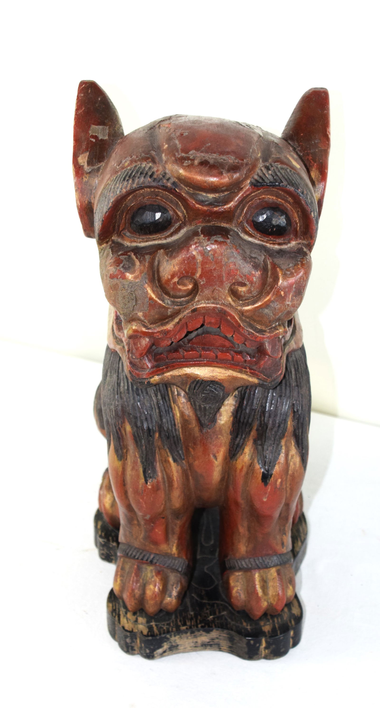 Large Carved Foo Dog (1 of 4)