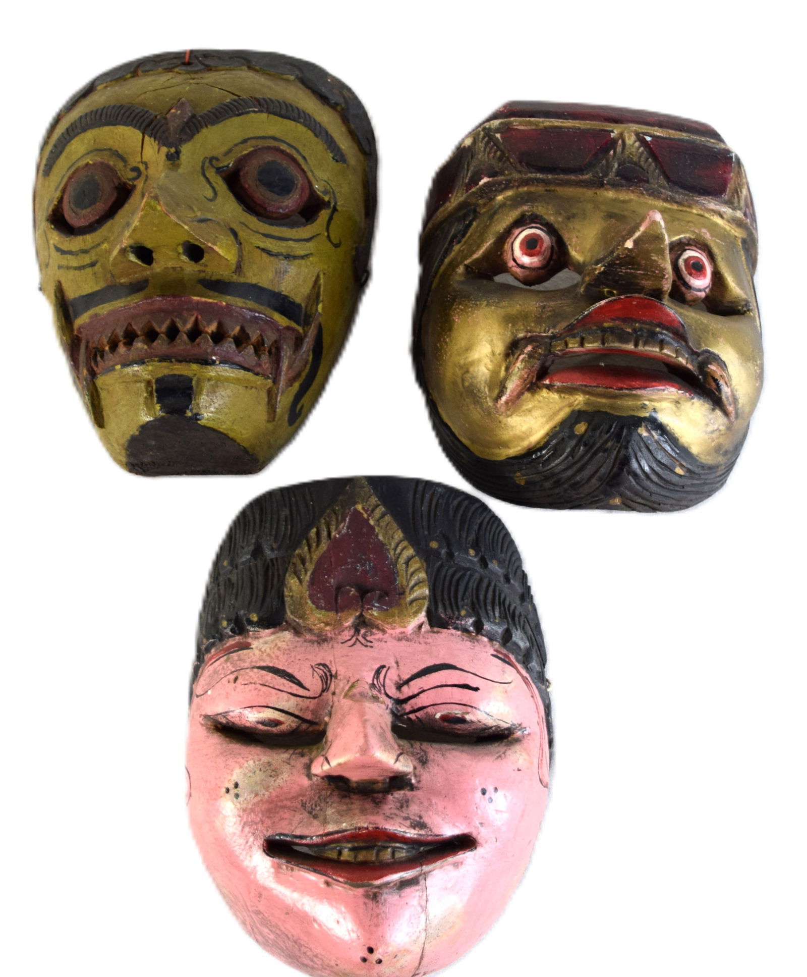 Three Asian Masks (1 of 5)