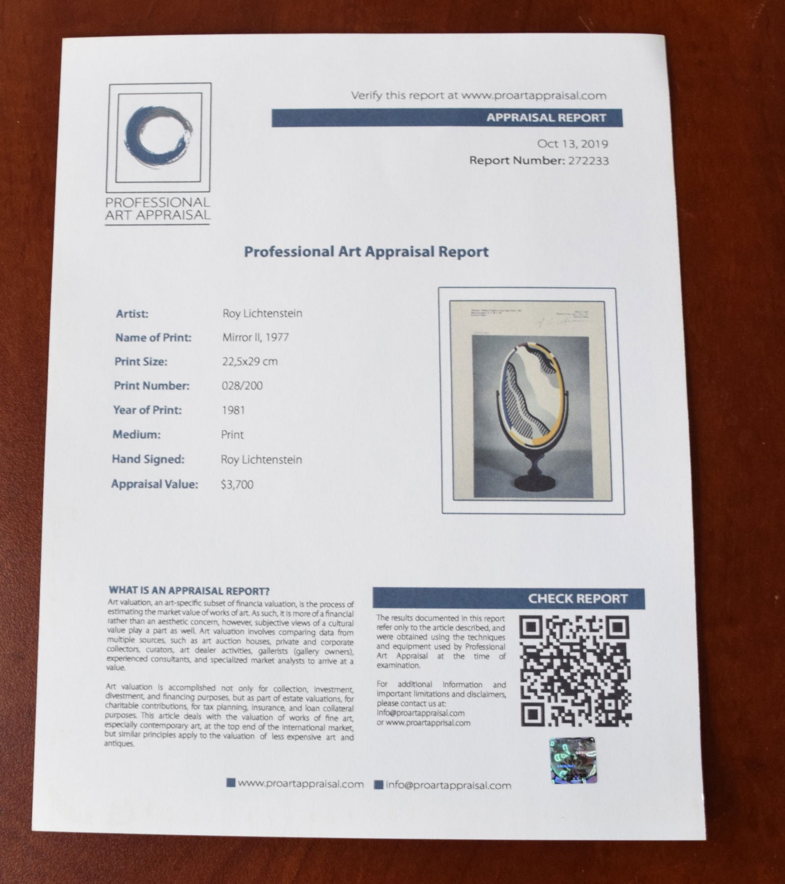 Roy Lichtenstein Signed Lithograph - 3