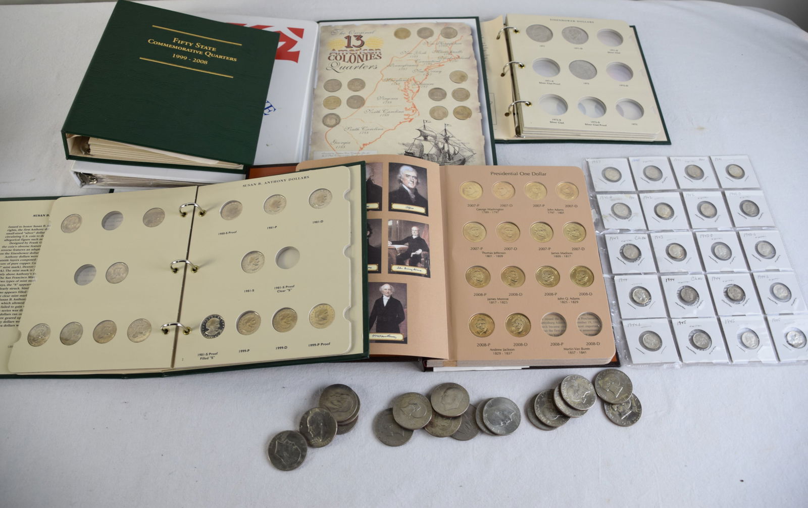 US Dollar Coin and State Quarter Coins (1 of 3)