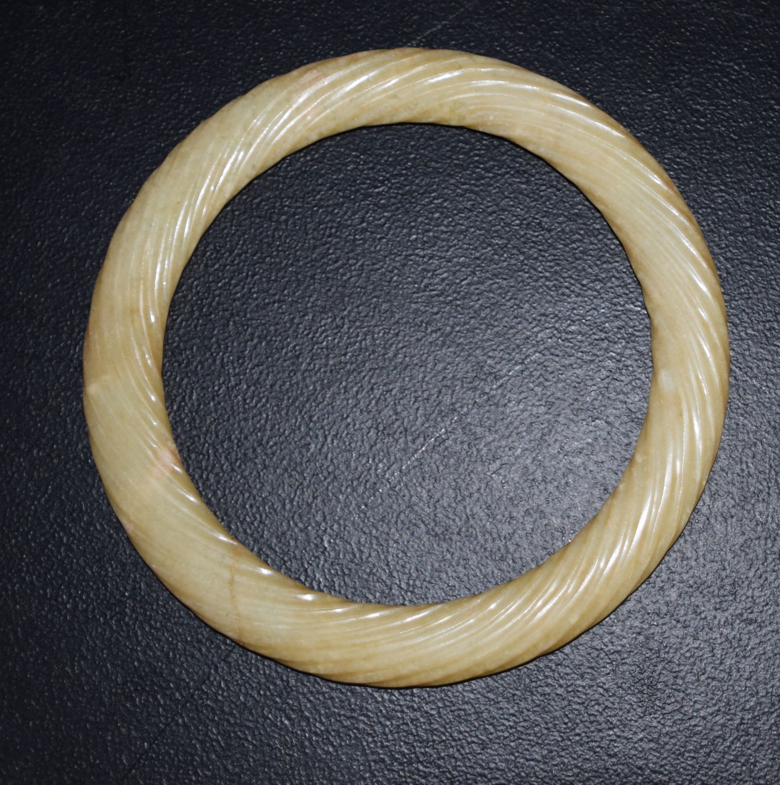 Jade Carved Bracelet/large Ring (1 of 2)