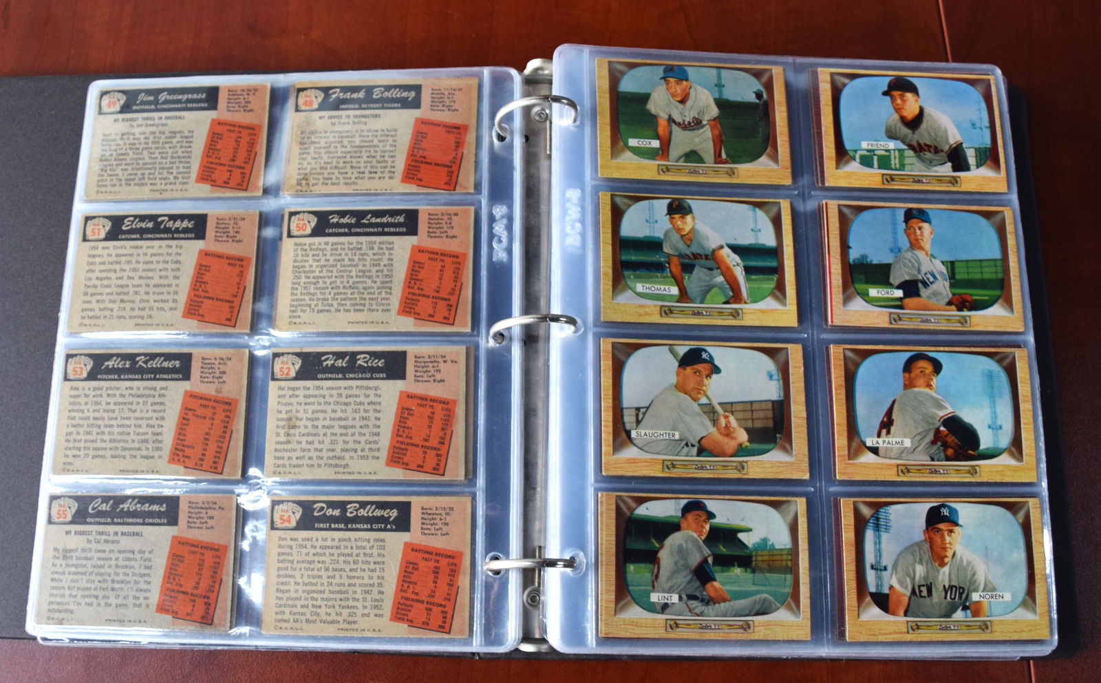 1955 Baseball Card Set (1 of 20)