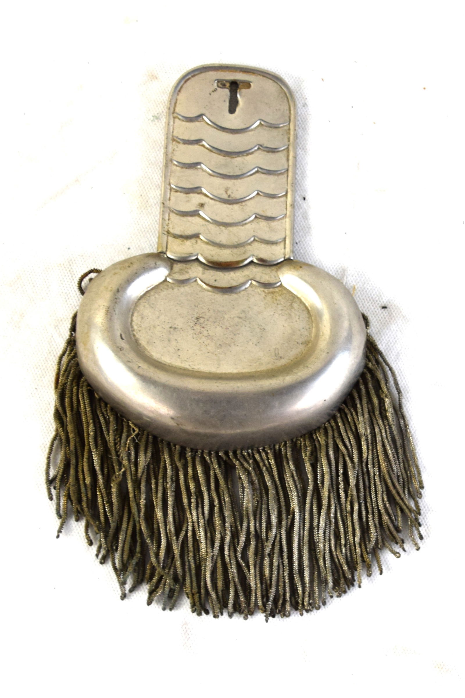 Seargent Epaulet: Single pre Civil War metal epaulet for a non-commissioned officer.