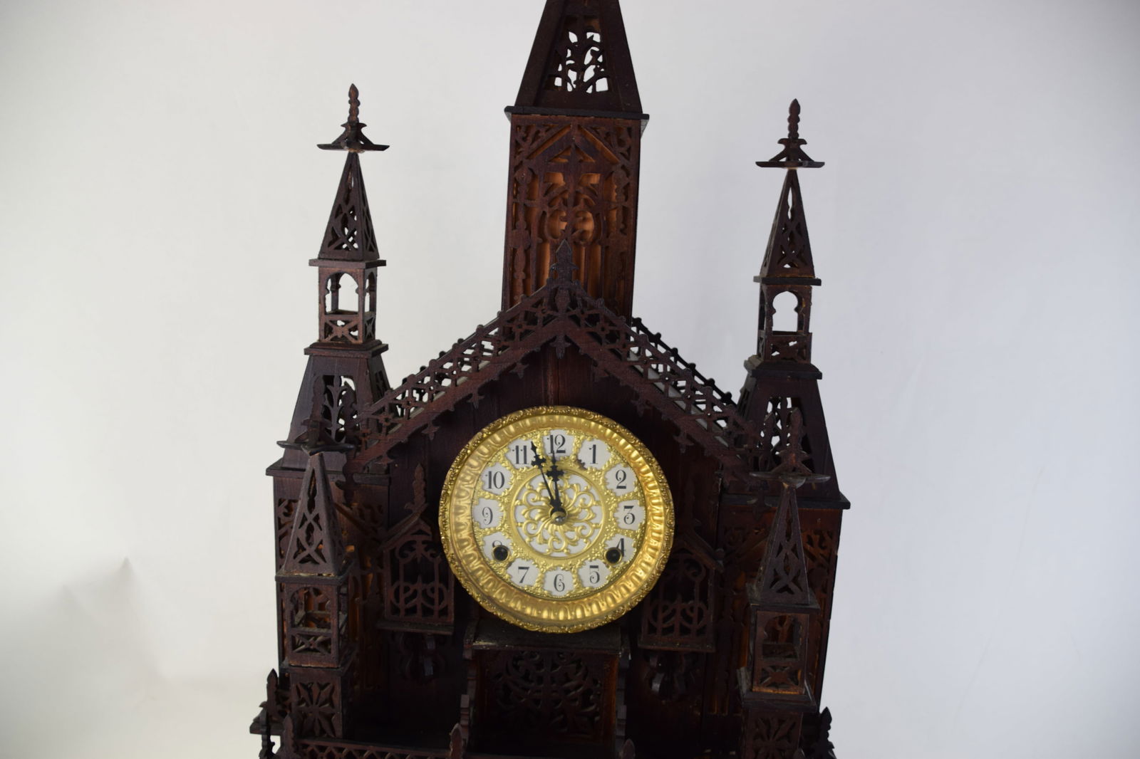 Exceptional Tramp Art Clock - 2