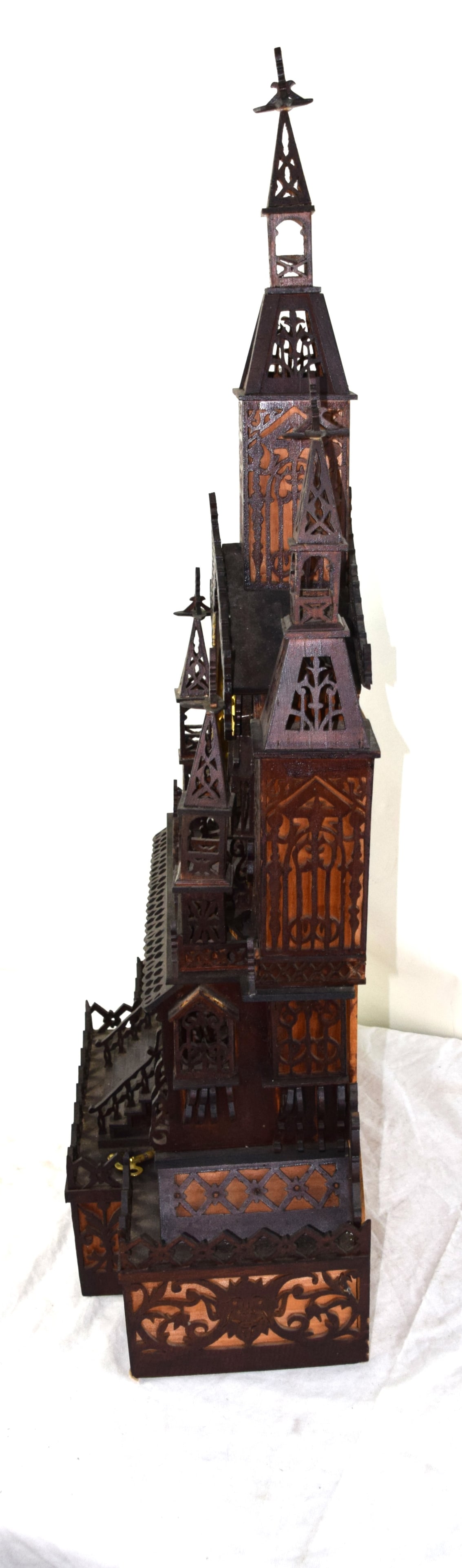 Exceptional Tramp Art Clock - 4